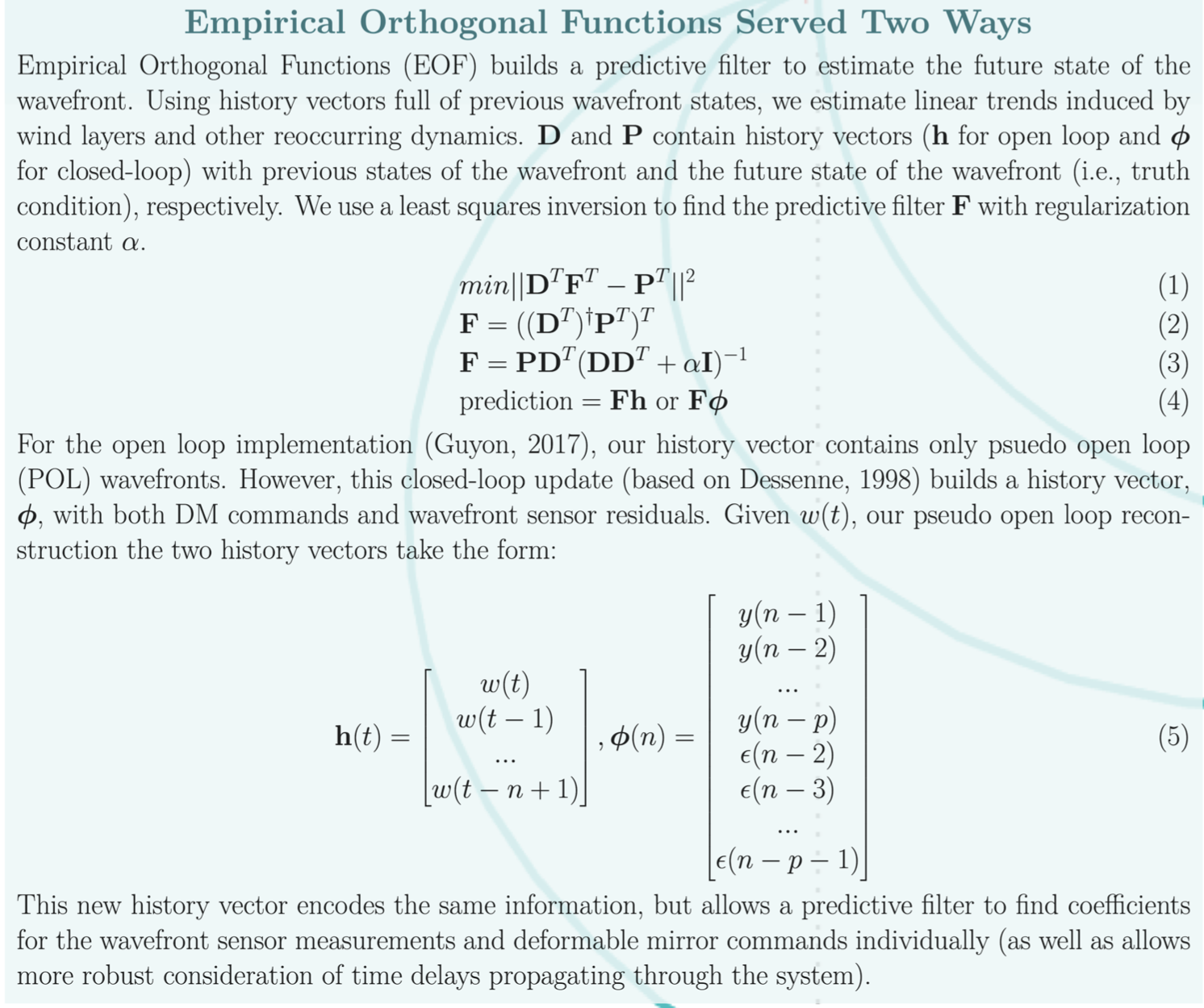 Closed Loop Predictive Control
                                        AO4ELT Poster